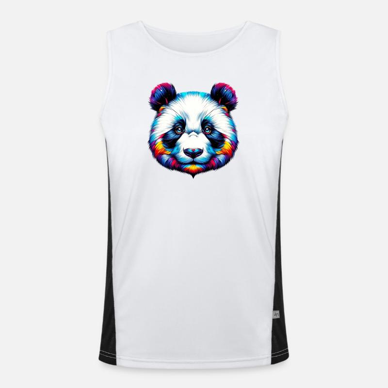 Panda Débardeur respirant contrasté Homme 