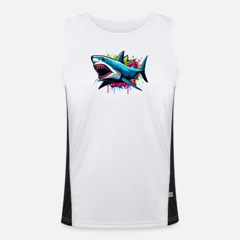 Shark Men's Functional Contrast Tank Top 