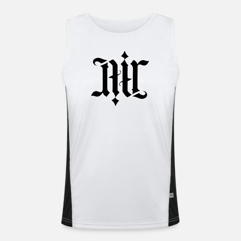 Ambigram - Air Men's Functional Contrast Tank Top 