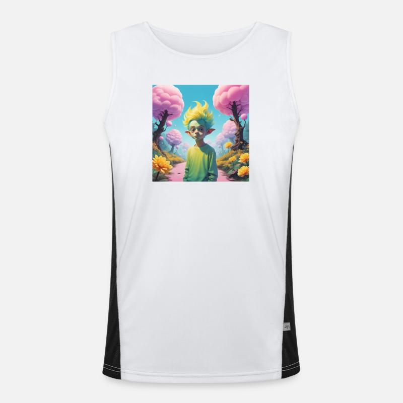 Goblin Funktionelles Kontrast-Tank Top für Männer 
