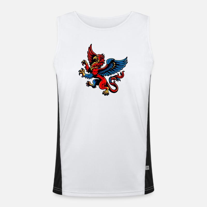 Greif Funktionelles Kontrast-Tank Top für Männer 