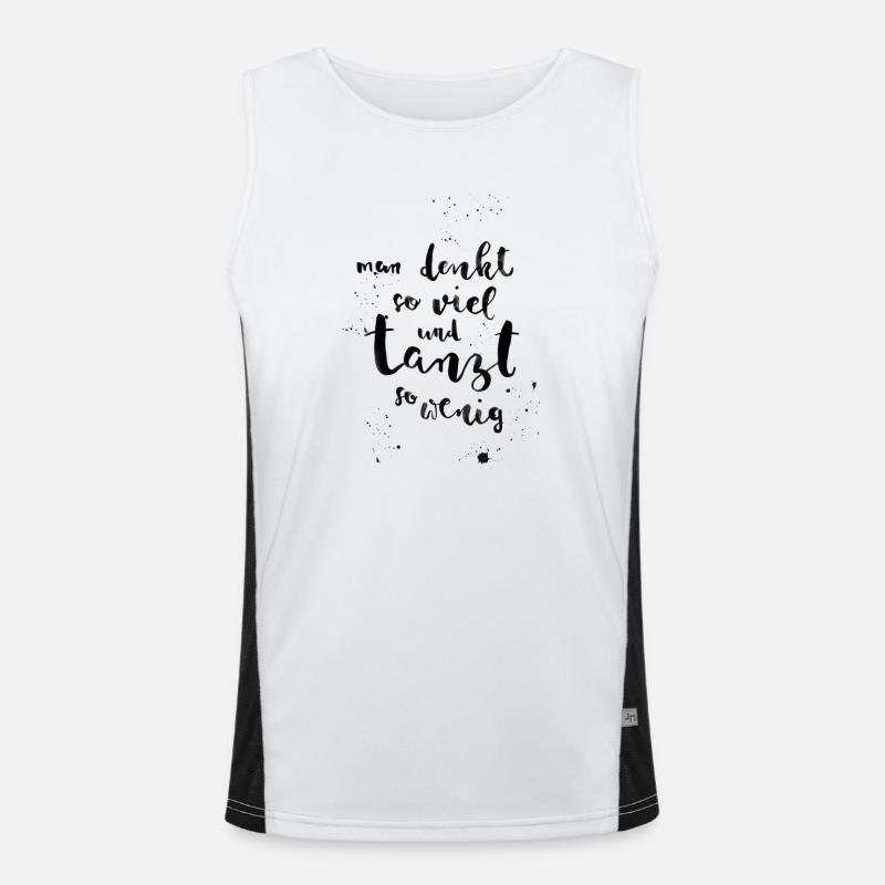 Thoughts Men's Functional Contrast Tank Top 
