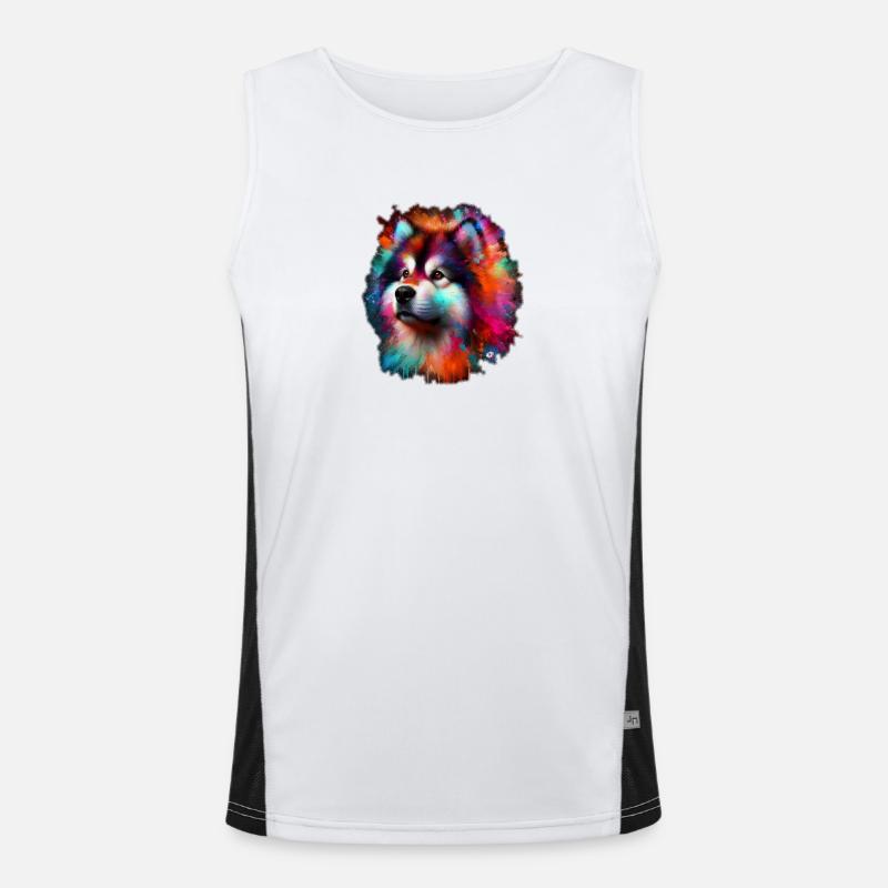 Malamute Faros Funktionelles Kontrast-Tank Top für Männer 