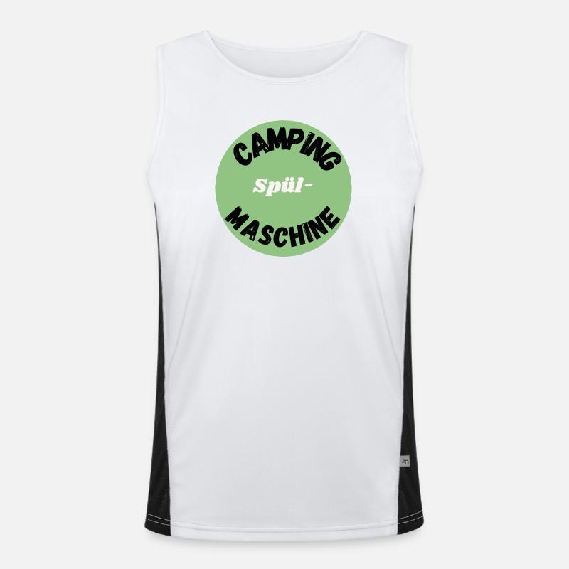 Camping spülmaschine Funktionelles Kontrast-Tank Top für Männer 