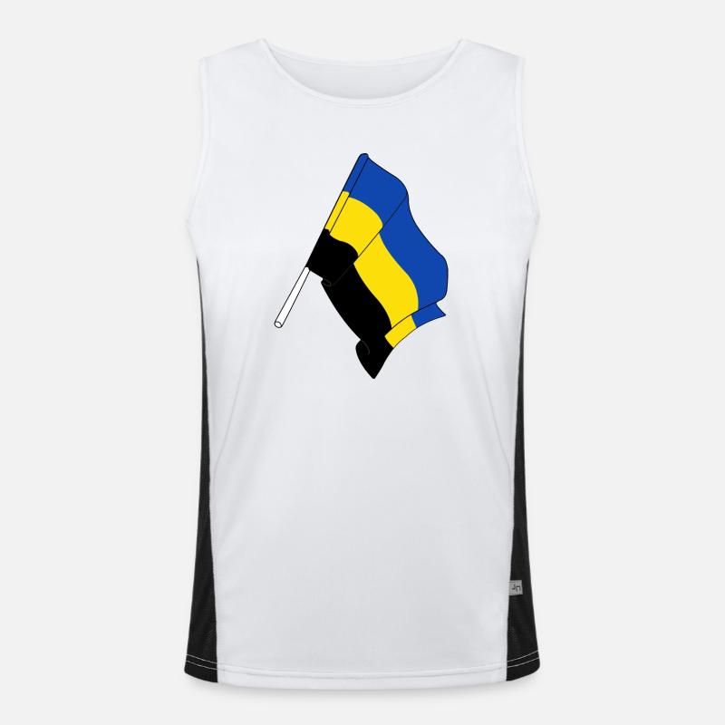 Drapeau de la province de Gueldre Débardeur respirant contrasté Homme 