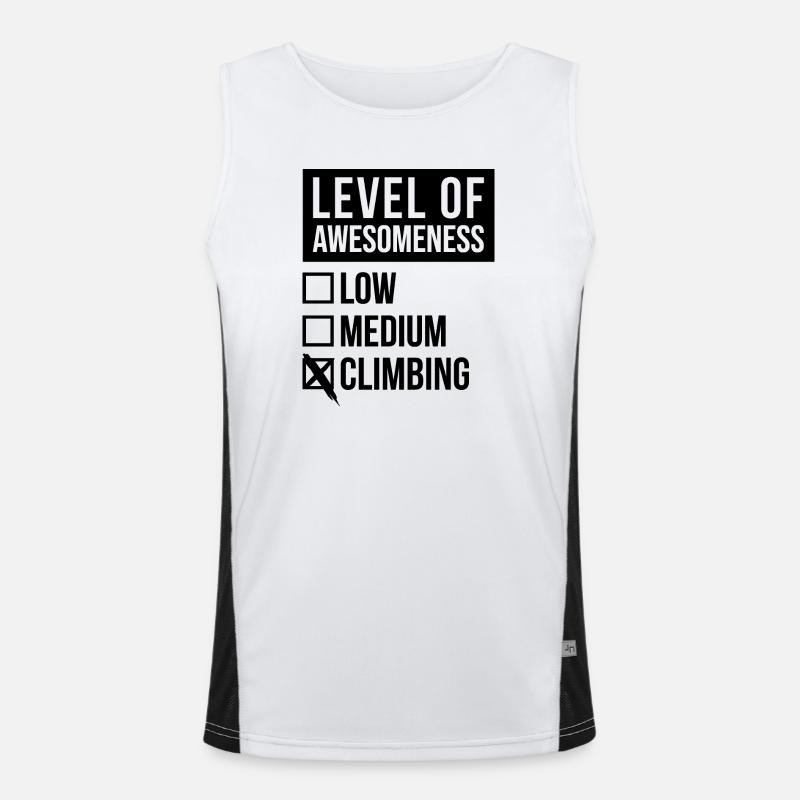 Klettern Funktionelles Kontrast-Tank Top für Männer 