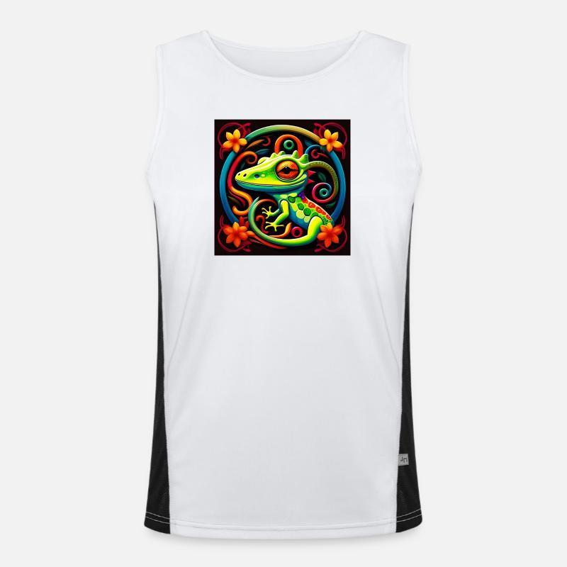 Gecko Men's Functional Contrast Tank Top 