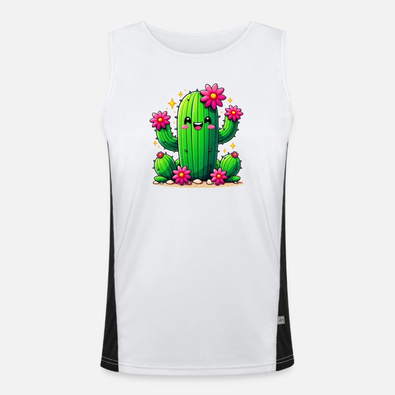 Cactus Débardeur respirant contrasté Homme 