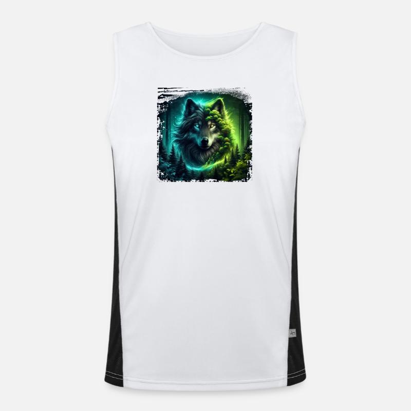 Wolf Men's Functional Contrast Tank Top 
