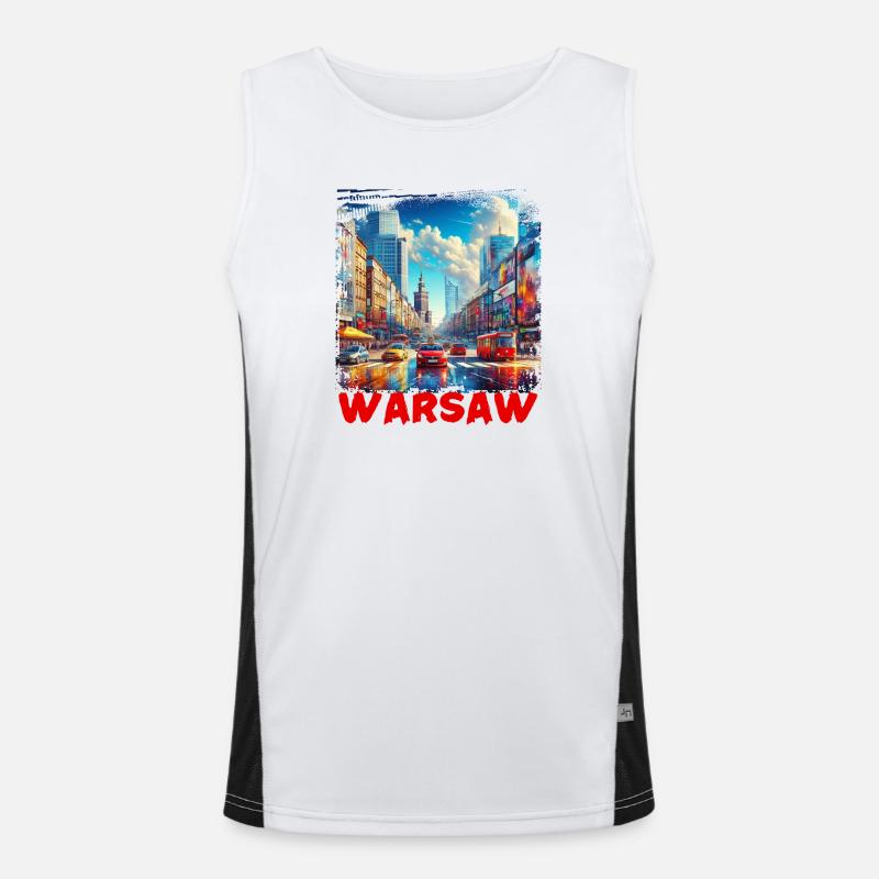 Varsovie Débardeur respirant contrasté Homme 