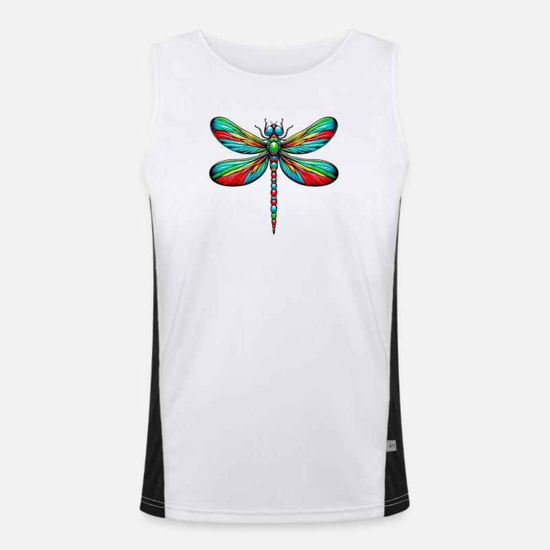 Libelle Funktionelles Kontrast-Tank Top für Männer 