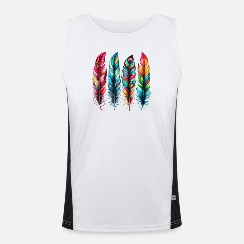 Feathers Men's Functional Contrast Tank Top 