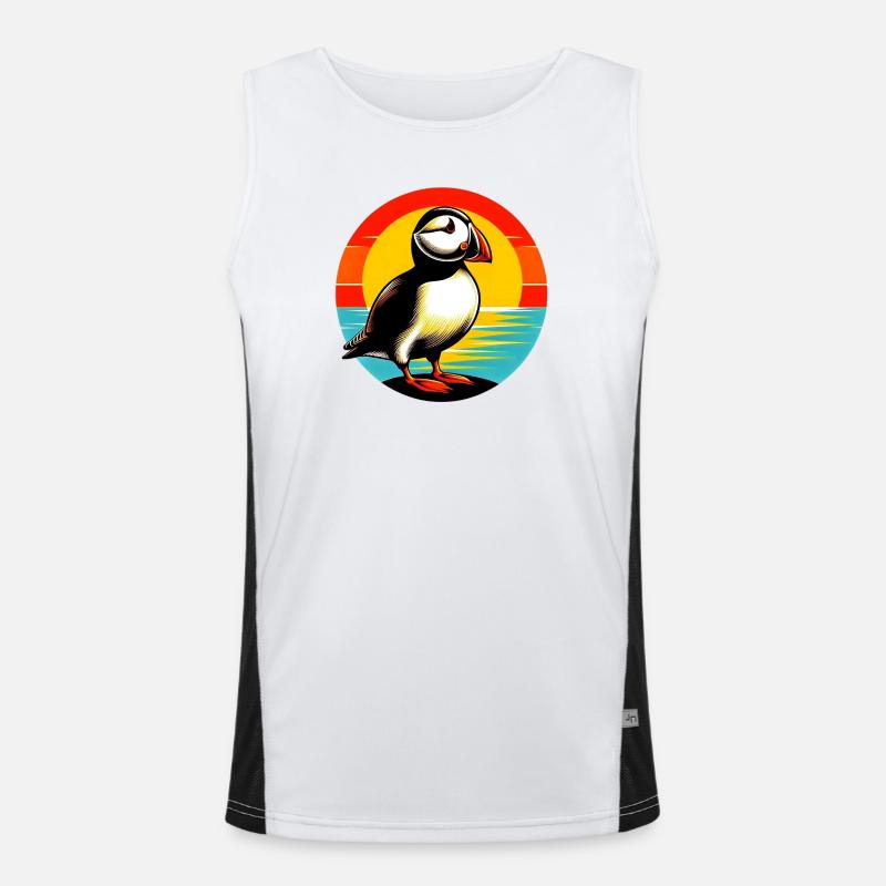 Atlantic Puffin Men's Functional Contrast Tank Top 