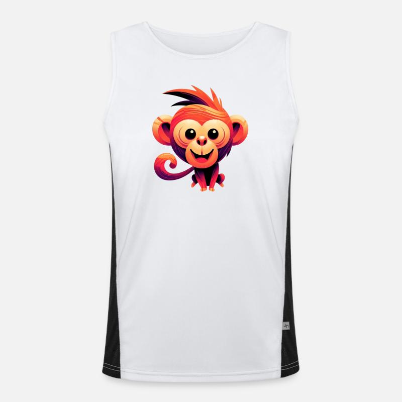 Monkey Men's Functional Contrast Tank Top 