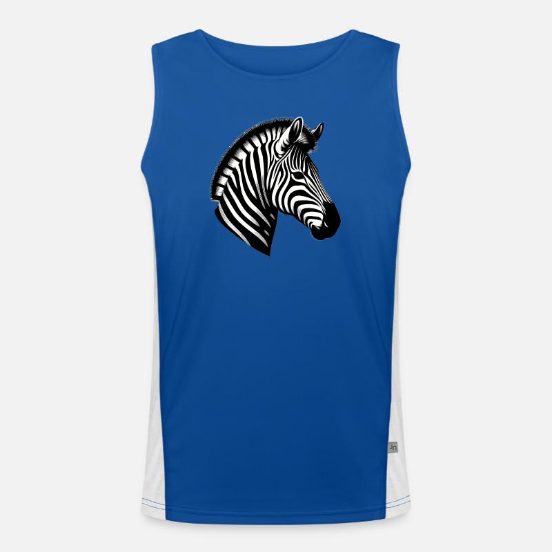 Zebra Men's Functional Contrast Tank Top 