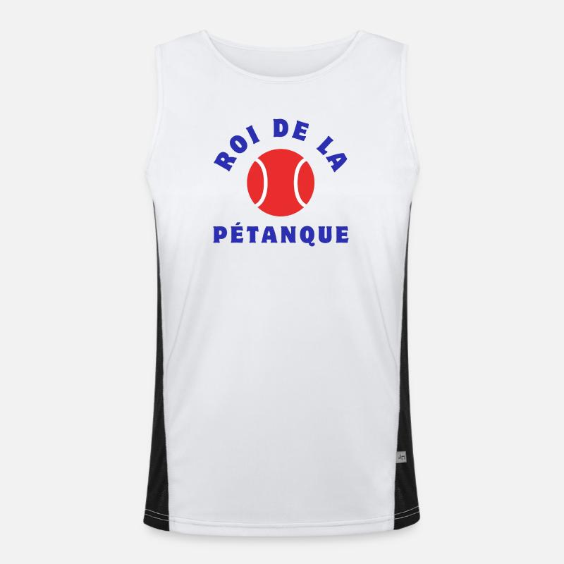 Roi De La Pétanque Débardeur respirant contrasté Homme 