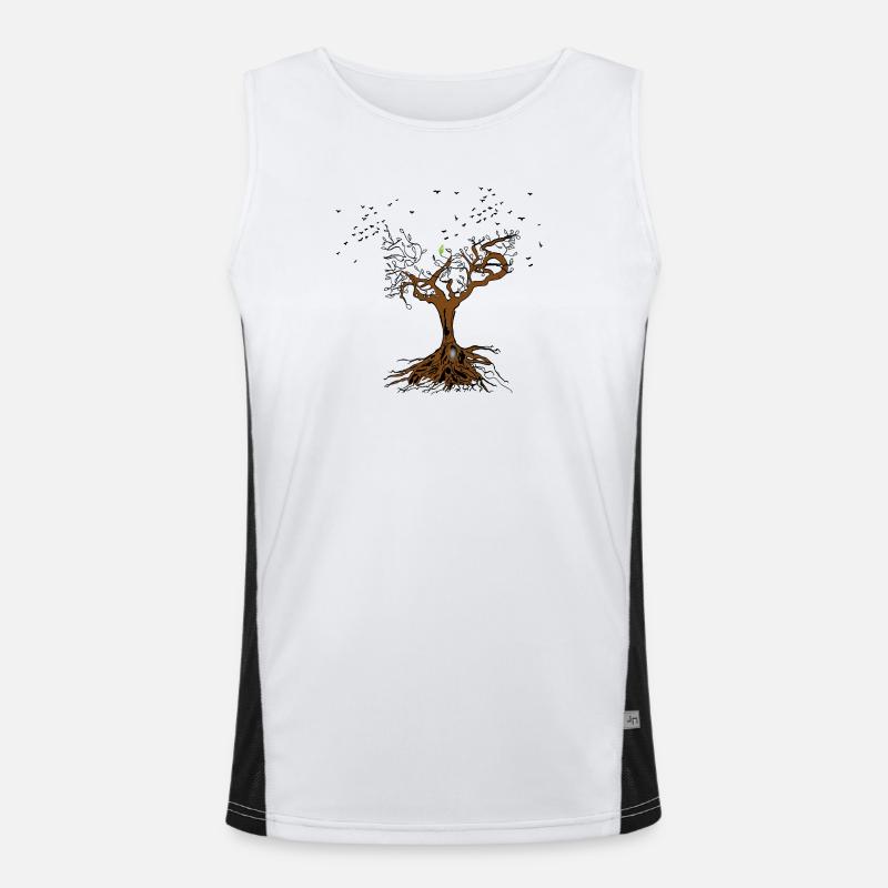 Tree Men's Functional Contrast Tank Top 