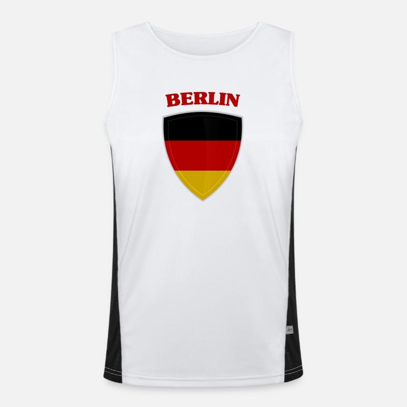 Berlin Débardeur respirant contrasté Homme 