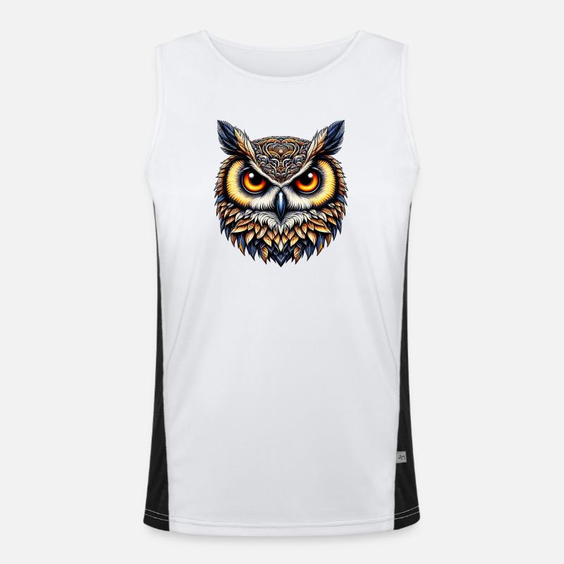 Hibou Débardeur respirant contrasté Homme 