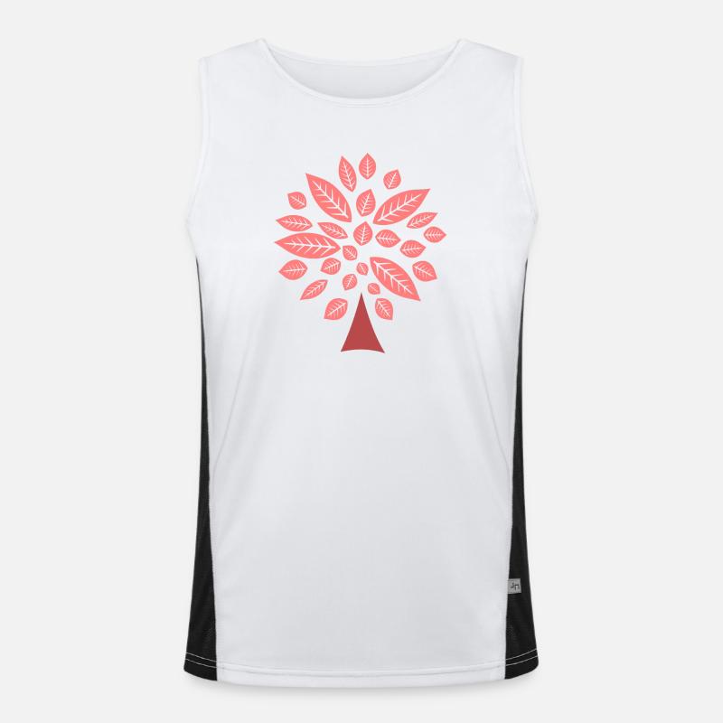 Baum Funktionelles Kontrast-Tank Top für Männer 
