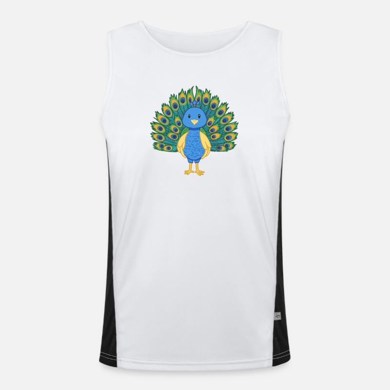Peacock Men's Functional Contrast Tank Top 