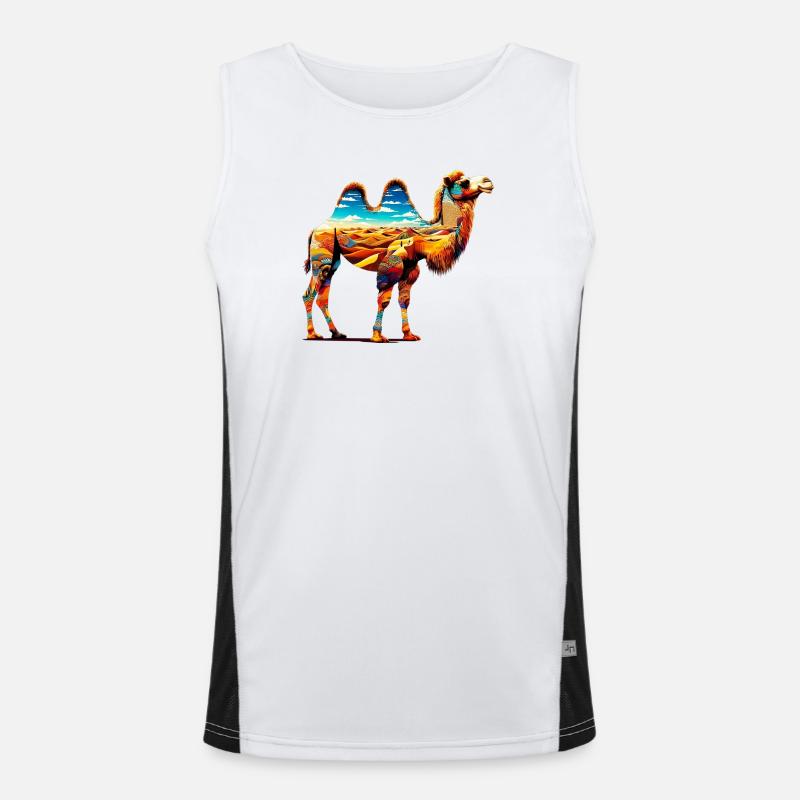 Camel Men's Functional Contrast Tank Top 