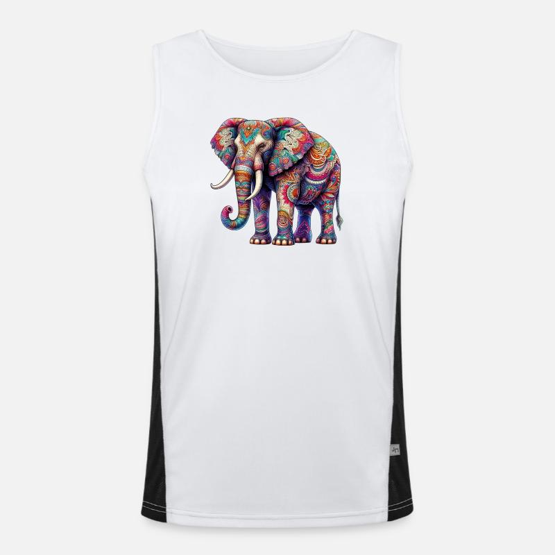Éléphant Débardeur respirant contrasté Homme 