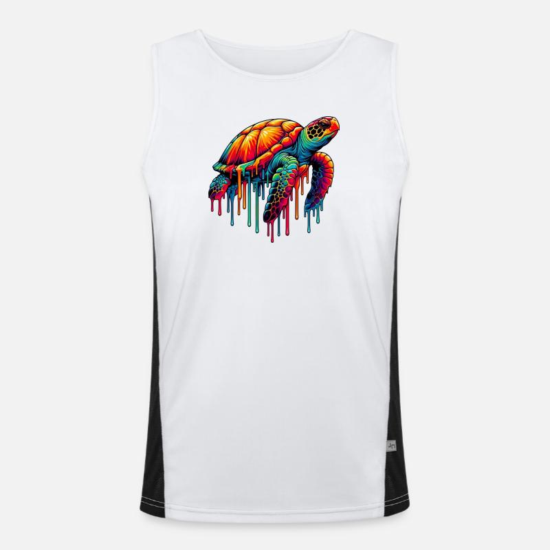 Turtle Men's Functional Contrast Tank Top 