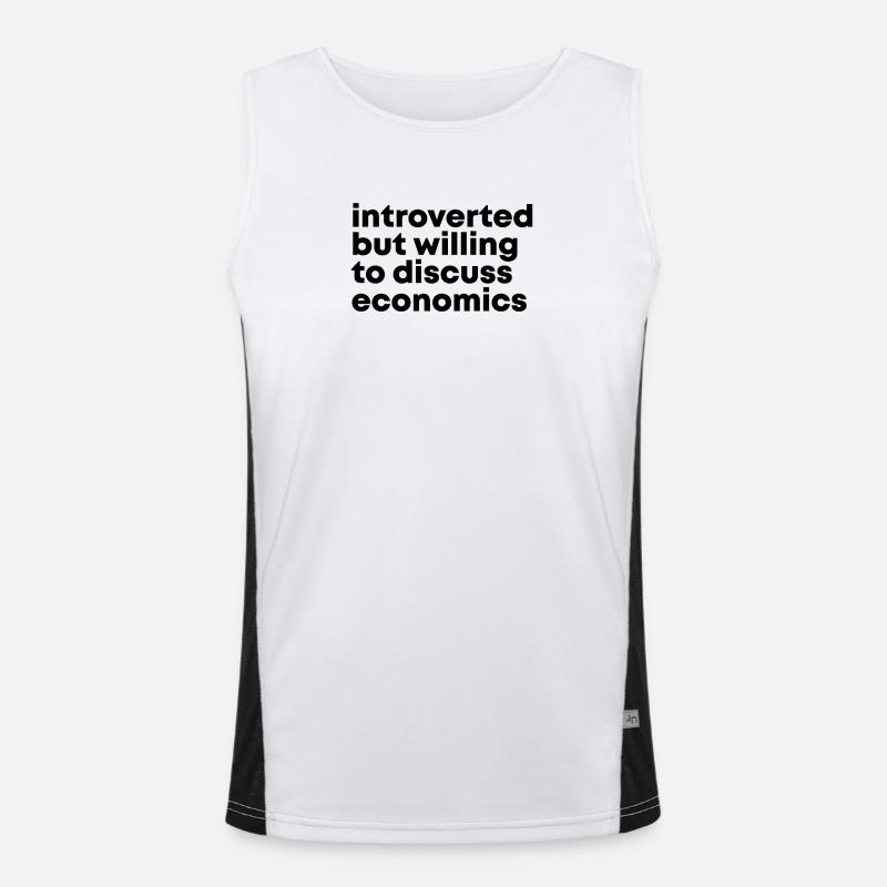 Wirtschaftswissenschaft Funktionelles Kontrast-Tank Top für Männer 