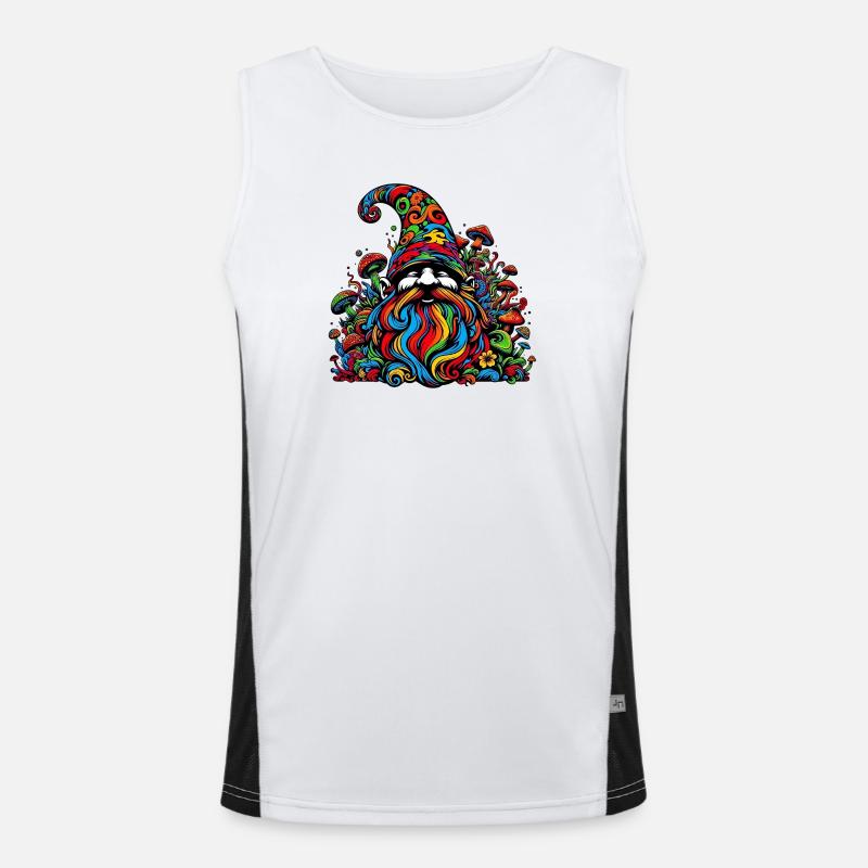 Gnom Funktionelles Kontrast-Tank Top für Männer 