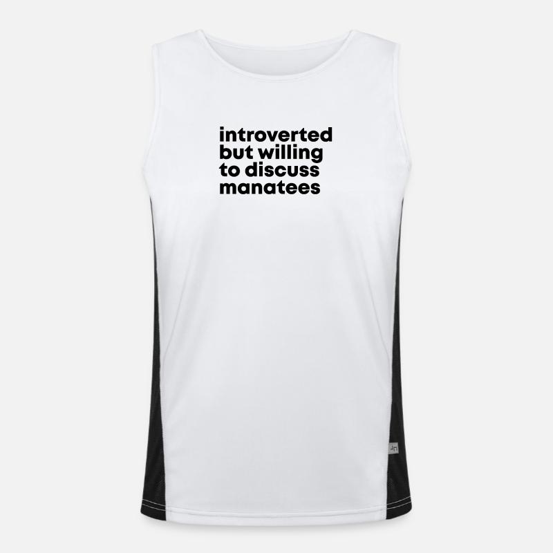 Seekuh Funktionelles Kontrast-Tank Top für Männer 