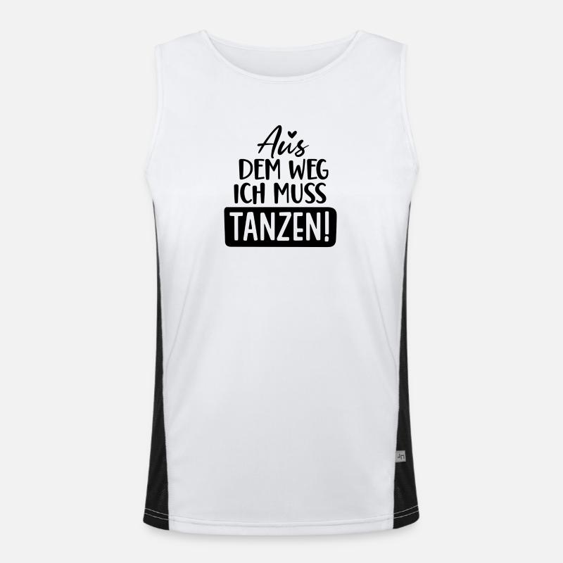 Fête Week-end Tango Disco Pub Débardeur respirant contrasté Homme 