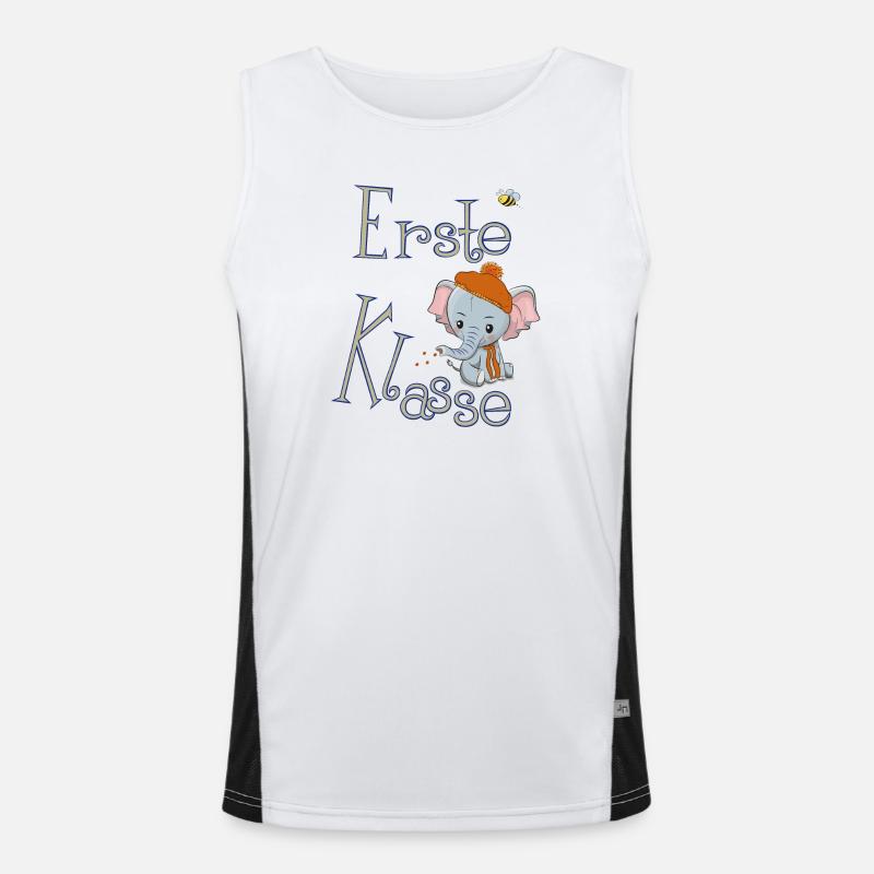 First Class, Elephant Men's Functional Contrast Tank Top 