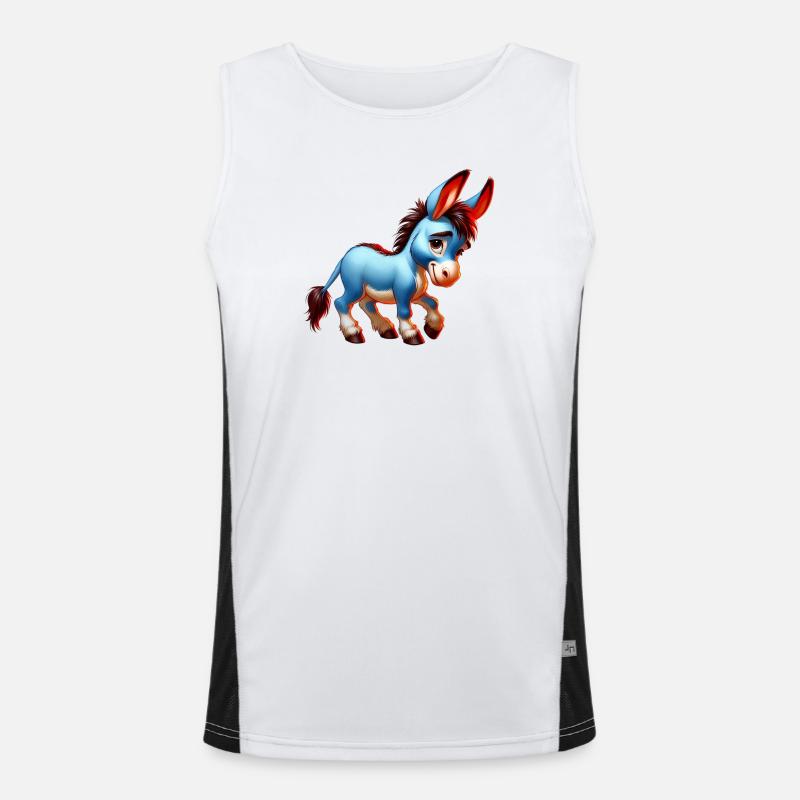 Donkey Mule Men's Functional Contrast Tank Top 