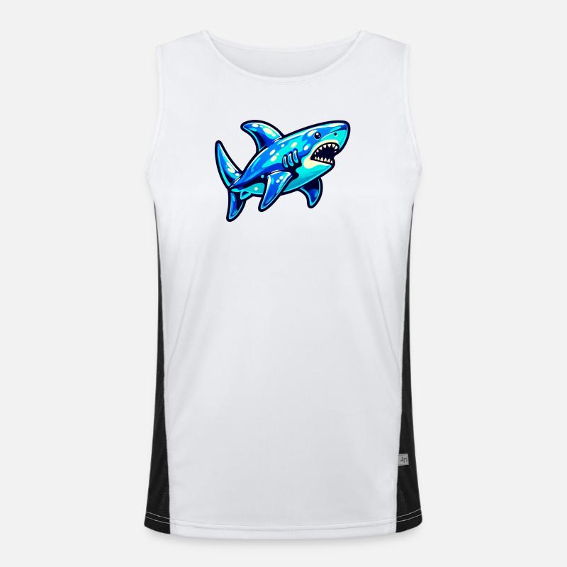 Shark Men's Functional Contrast Tank Top 