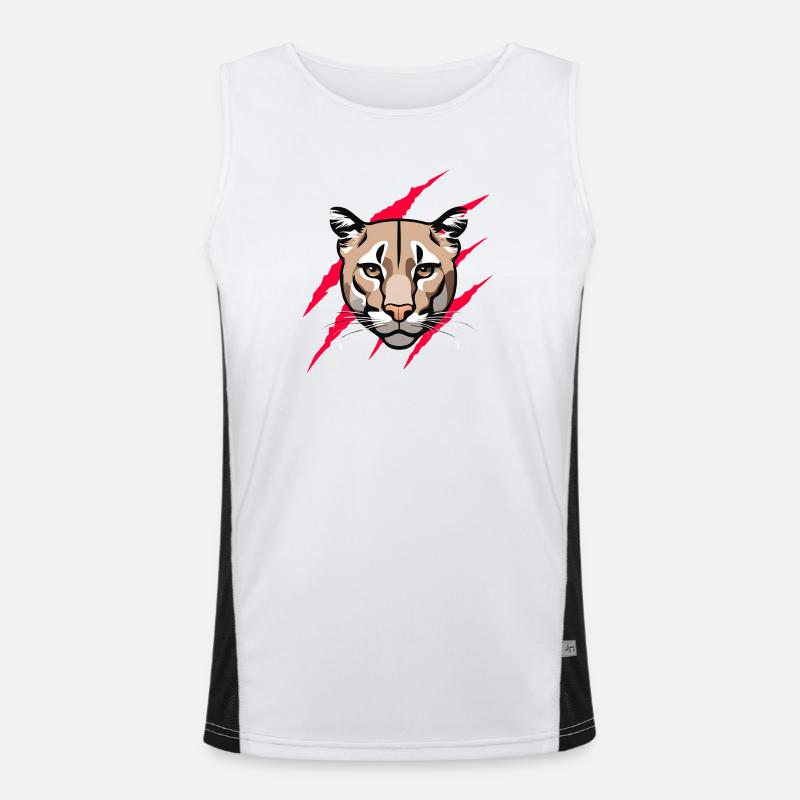 my cougar Men's Functional Contrast Tank Top 