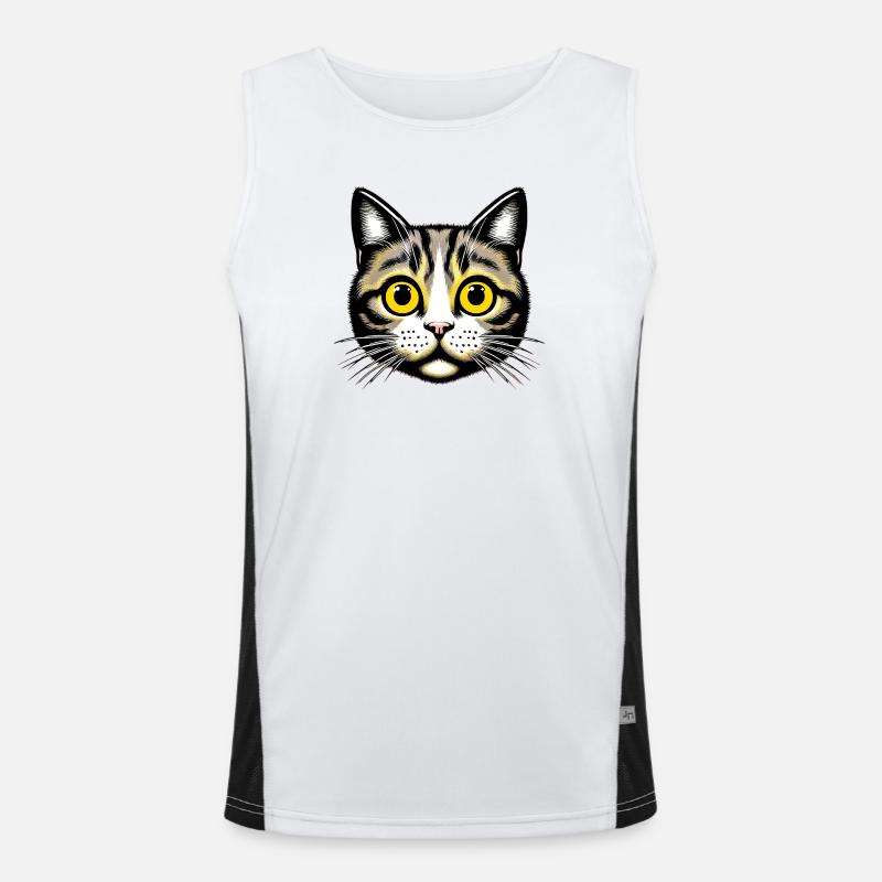 Chat Débardeur respirant contrasté Homme 