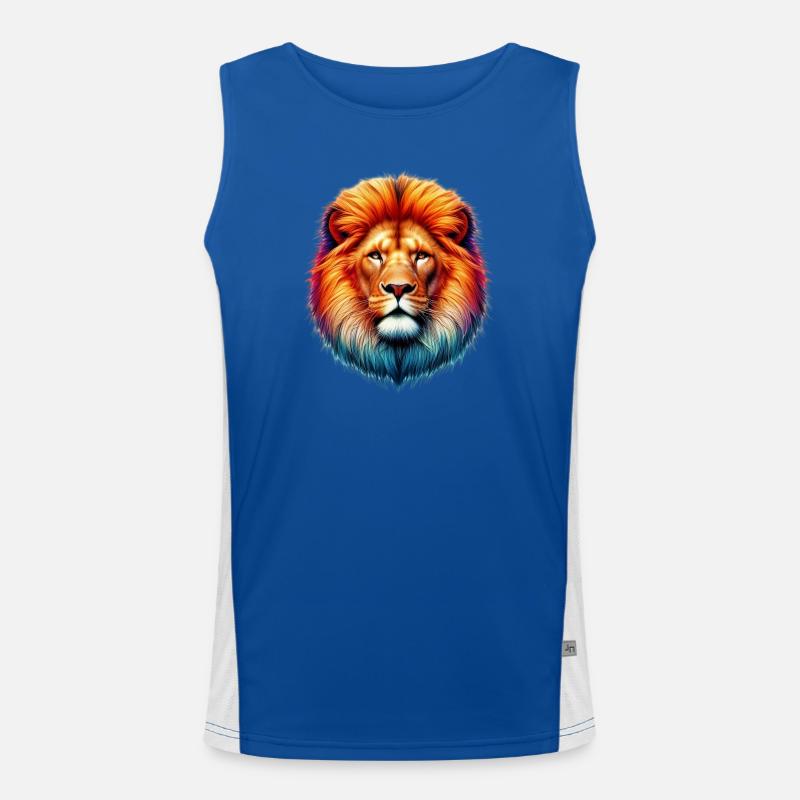 Lion Débardeur respirant contrasté Homme 