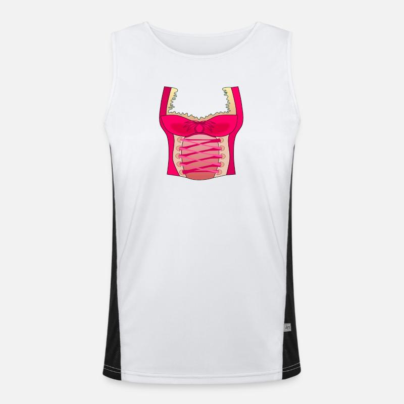WOMEN'S TRADITIONAL DIRNDL Men's Functional Contrast Tank Top 