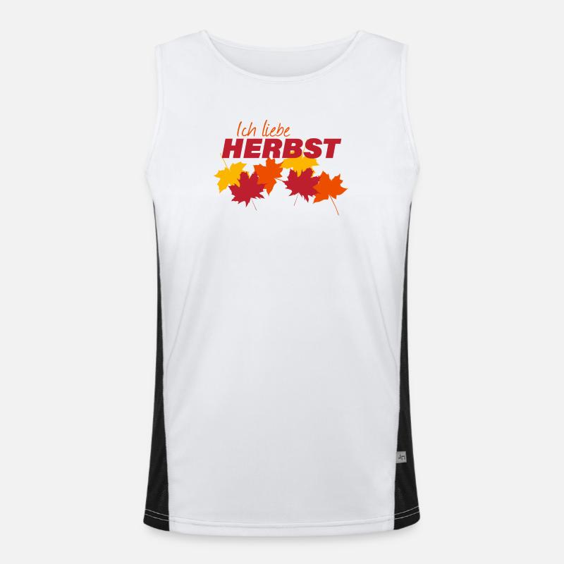HERBST Funktionelles Kontrast-Tank Top für Männer 