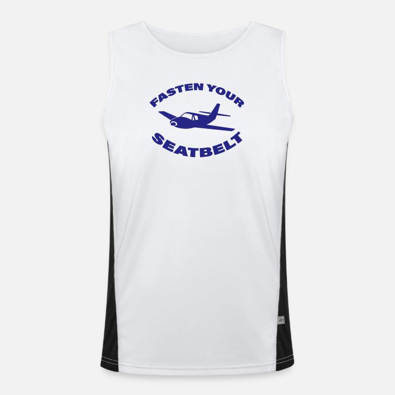 FASTING YOUR SEATBELT Men's Functional Contrast Tank Top 