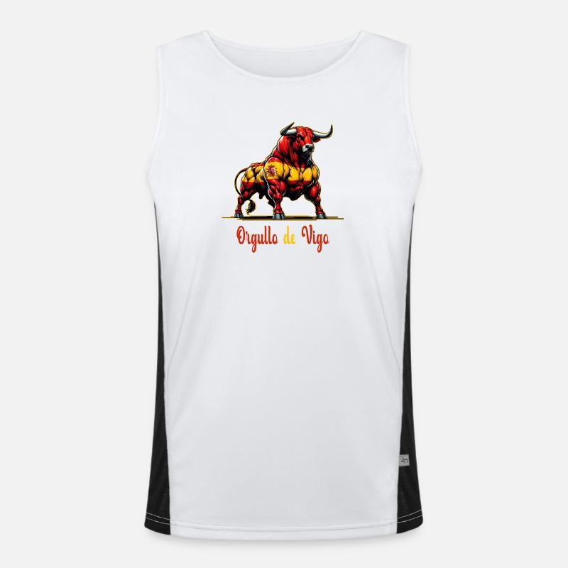 Le design du drapeau de Pride Vigo Débardeur respirant contrasté Homme 