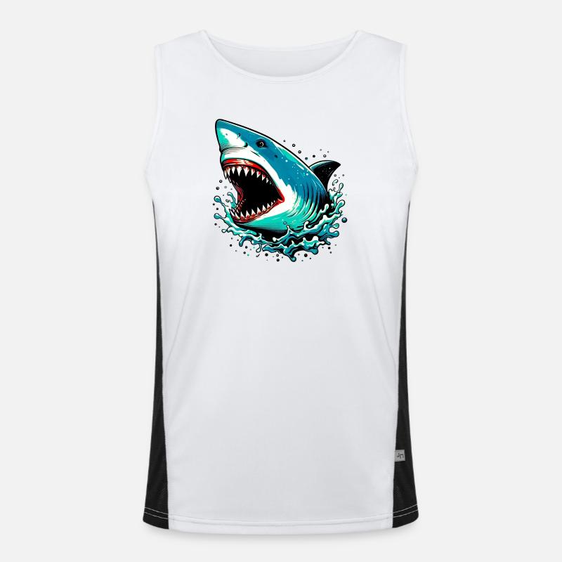 Requin Débardeur respirant contrasté Homme 