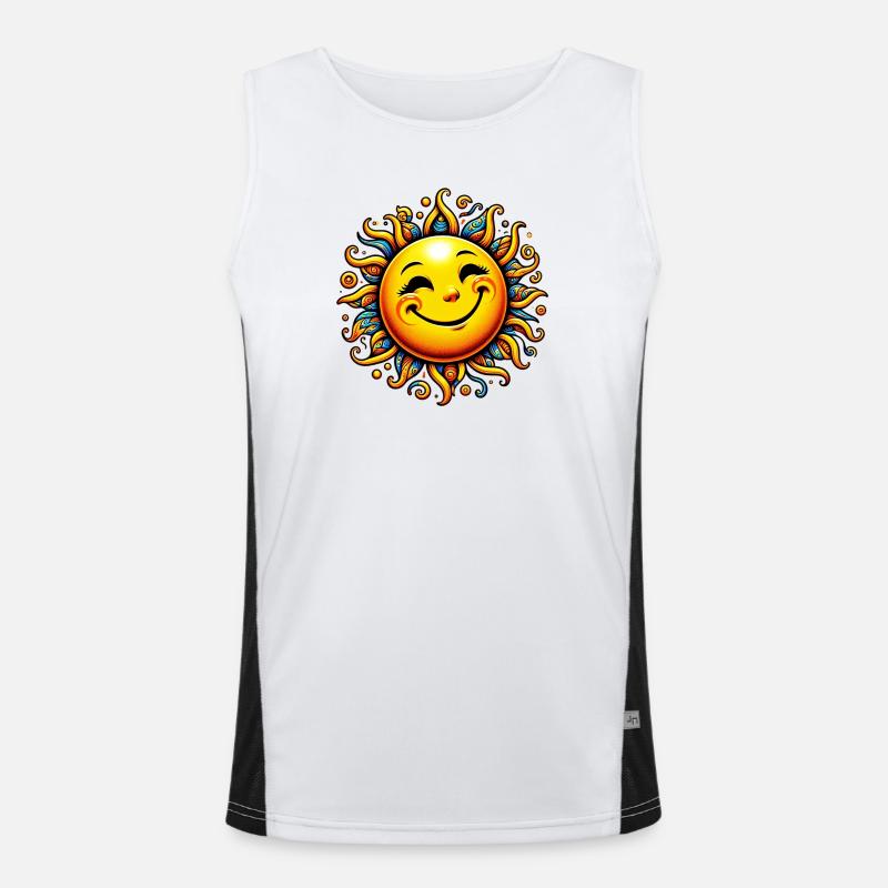 Sun Men's Functional Contrast Tank Top 