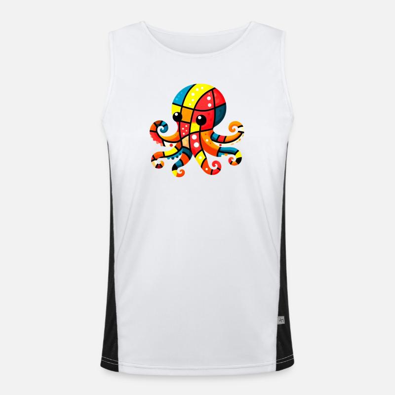 Octopus Men's Functional Contrast Tank Top 