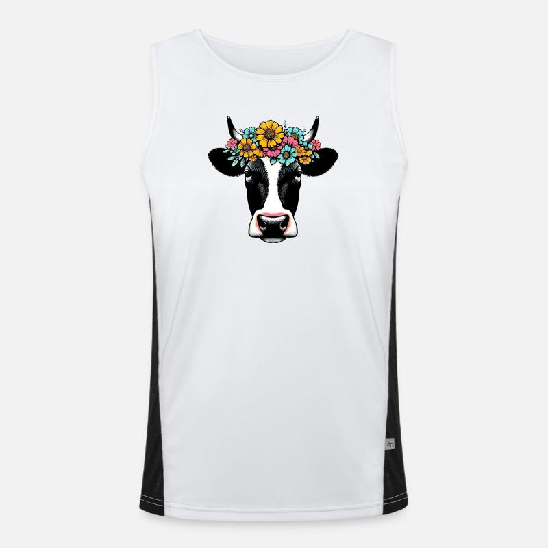 Vache Débardeur respirant contrasté Homme 