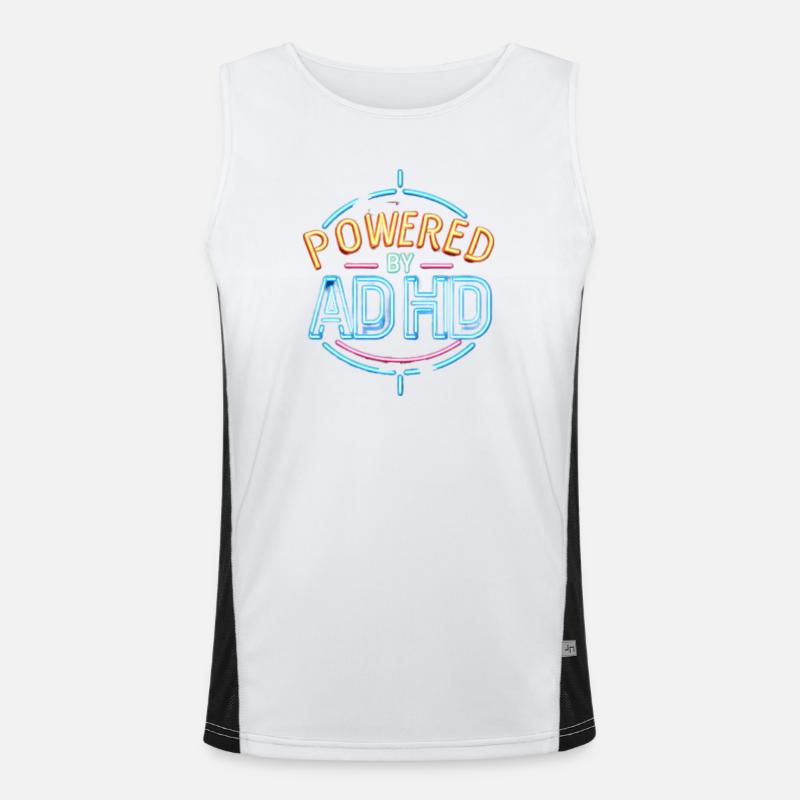 ADHD Men's Functional Contrast Tank Top 
