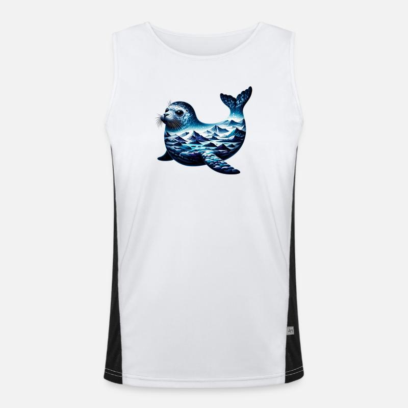 Phoque Débardeur respirant contrasté Homme 