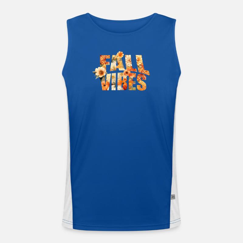 Fall vibes Men's Functional Contrast Tank Top 