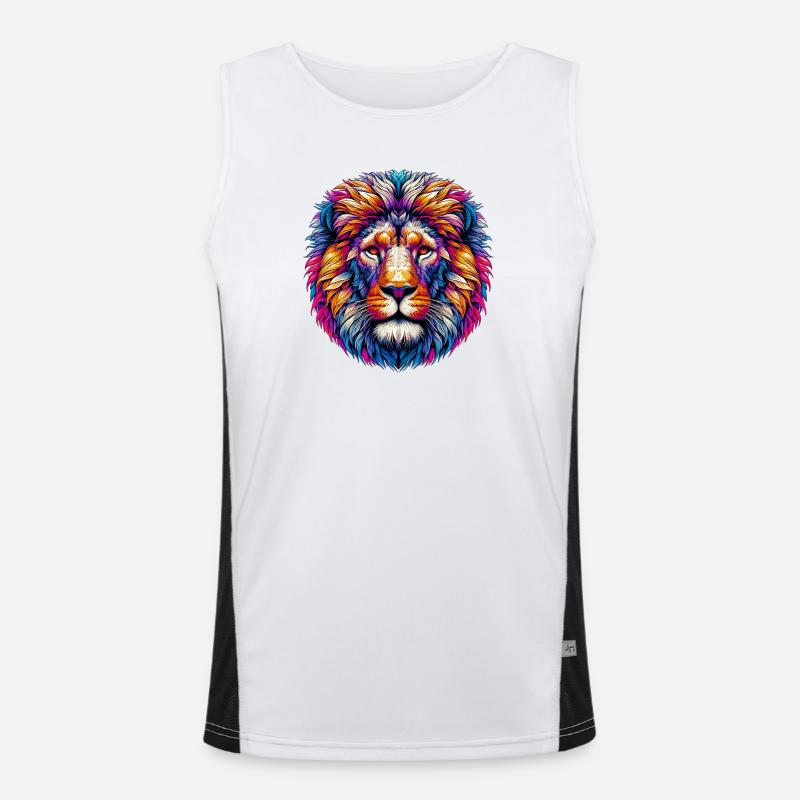 Lion Débardeur respirant contrasté Homme 